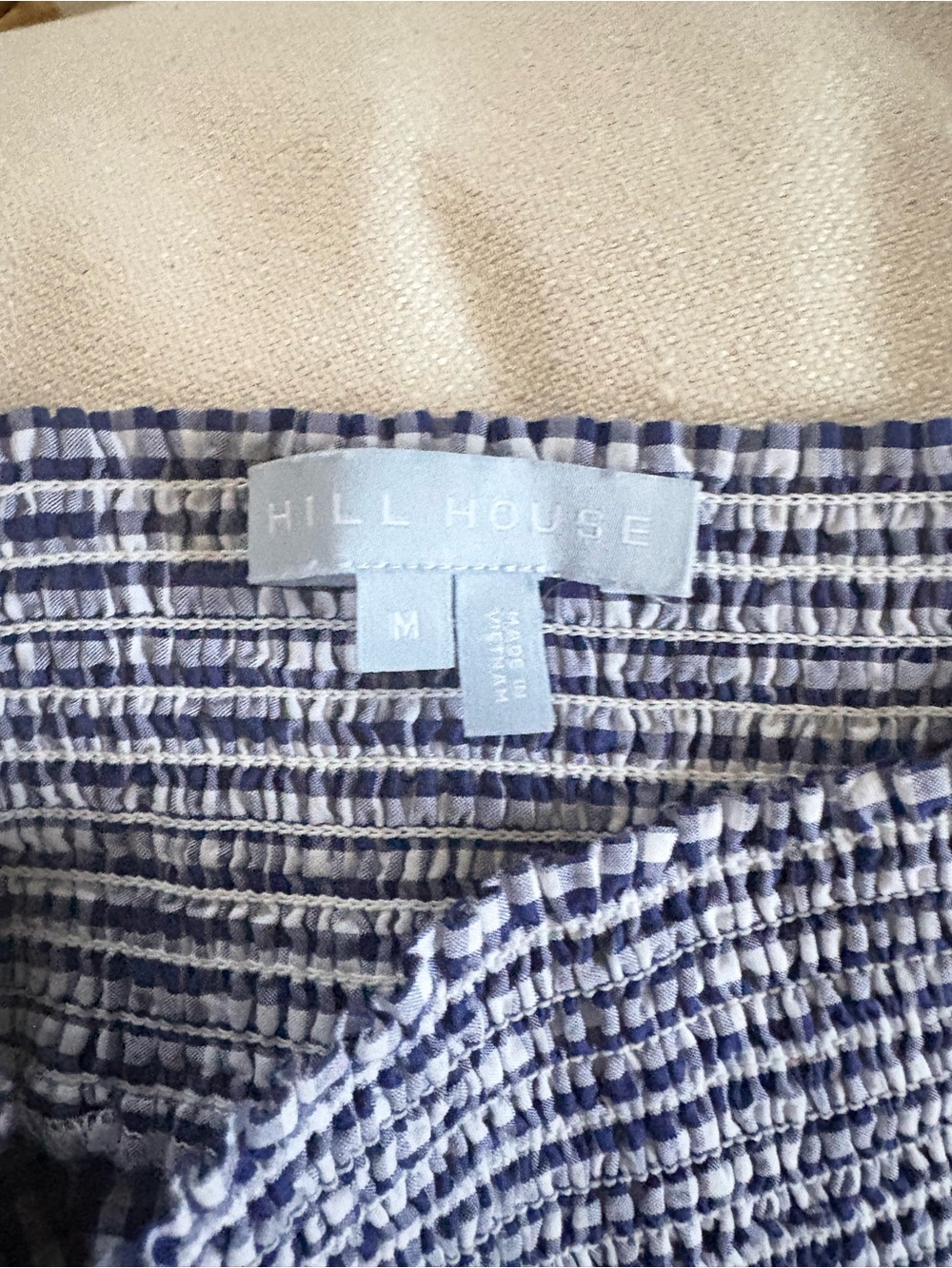 Hill House blue gingham matching set - Picture 2 of 7